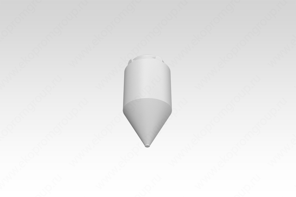 Ёмкость пластиковая пищевая ЭкоПром ФМ 120 л. конусная (50x50x103см;черный) - арт.555374