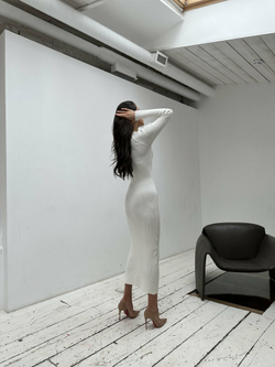 Платье AMELIA с закрытой спиной, белый