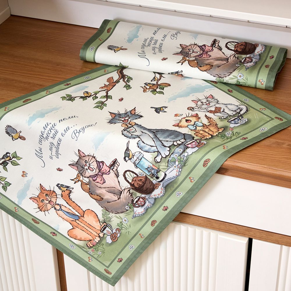 НАБОР ПОЛОТЕНЕЦ ИЗ 2Х ШТ "ПАЛЬЧИКИ ОБЛИЖЕШЬ",40Х60СМ, 100% ХЛОПОК