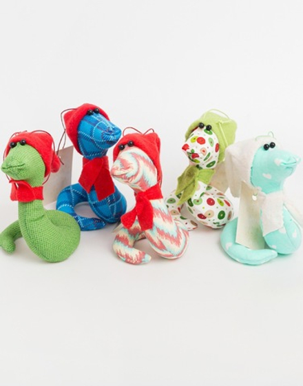 Мягкая игрушка ручной работы "Змейка"