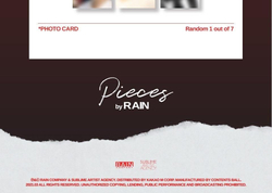 Альбом Rain - Pieces By Rain 2nd Mini Album