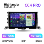 Teyes CC4 Pro 10,2" для Toyota Highlander 2013-2018
