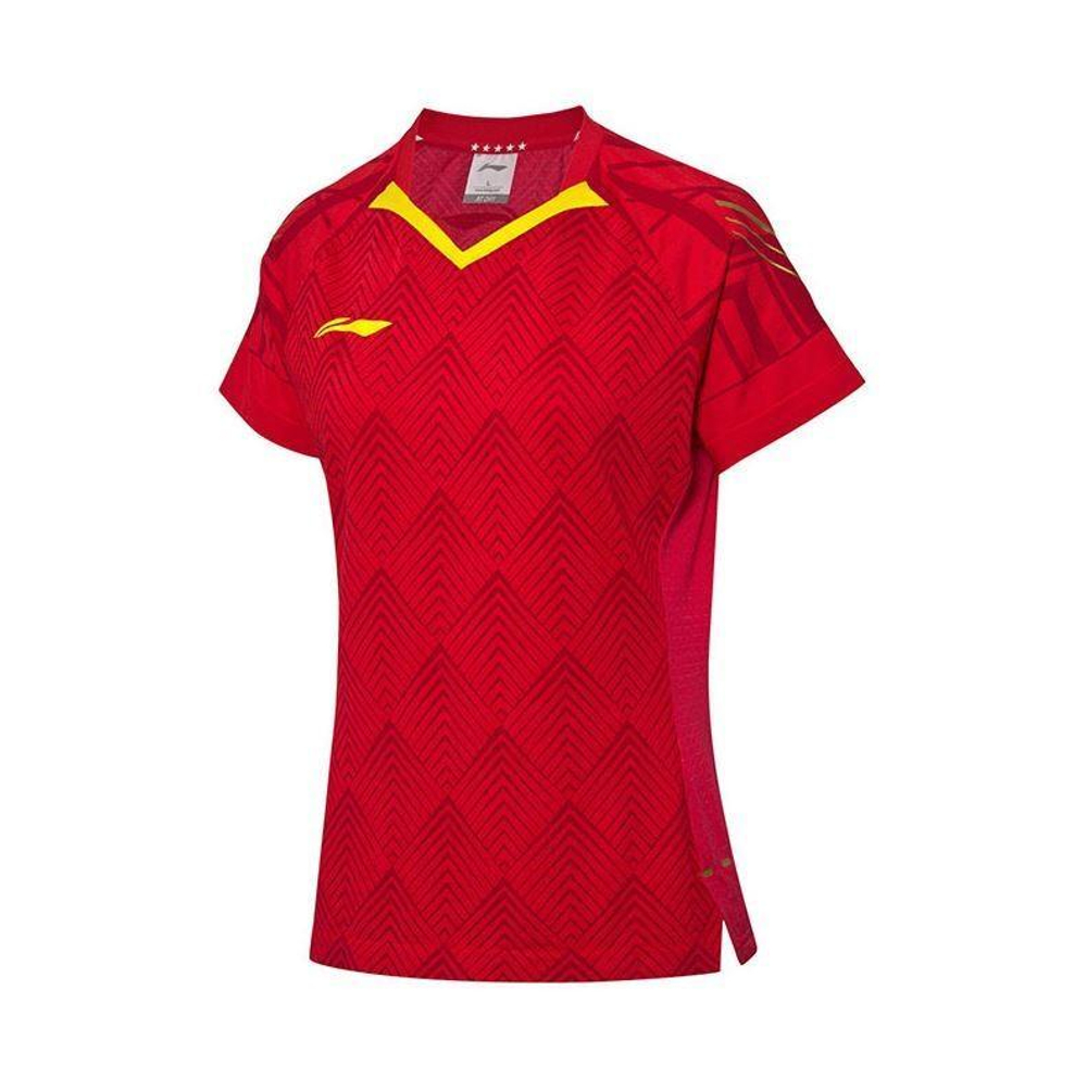 Li-Ning Women's T-Shirt National Team AAYQ056-3 red