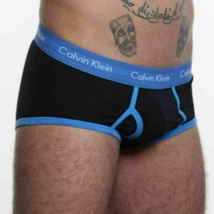 Мужские трусы брифы Calvin Klein 365 Black Blue Brief CK15202