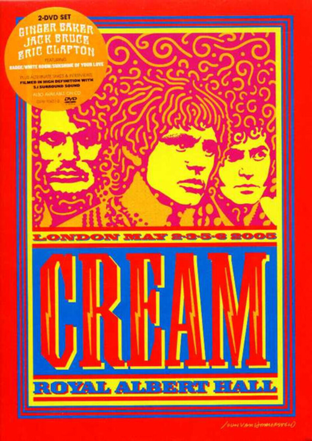 Cream / Royal Albert Hall - London - May 2-3-5-6 2005 (2DVD)