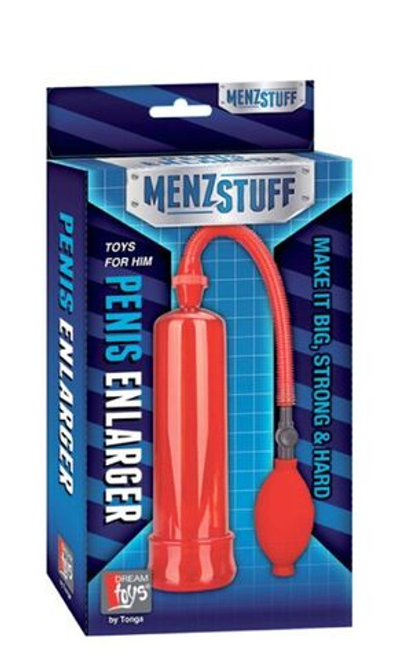 Вакуумная помпа Penis Enlarger Red (Цвет: красный)