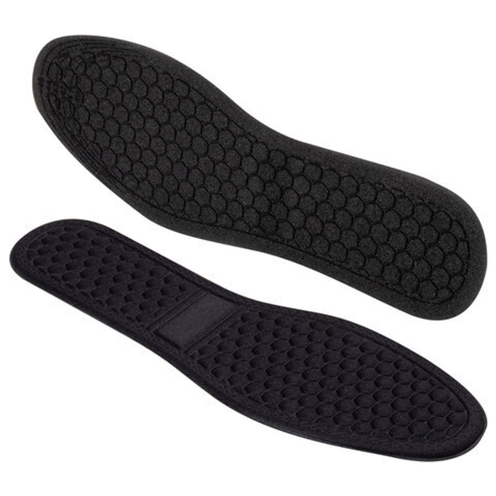 Стельки для обуви c МАССАЖНЫМ ЭФФЕКТОМ, материал HI-POLY, размер RU 39-45 / EU 40-46, с линиями выреза, SHEGRA (ШЕГРА), 700753