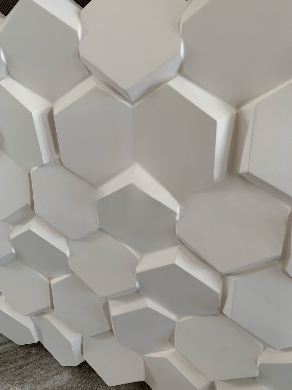 Гипсовая панель Соты (Рози)