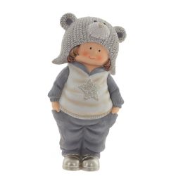 GAEM Фигурка декоративная "Мальчик/Девочка", L5,5 W4,5 H11,5 см, 4в.