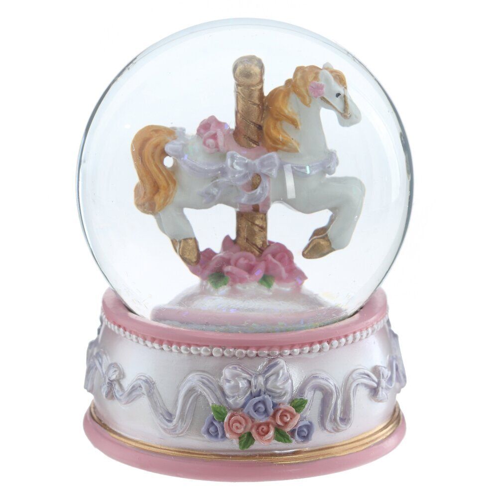 GAEM Фигурка декоративная в стекл шаре "Лошадка", D 6,5 см, L6,5 W6,5 H8 см, 2в.