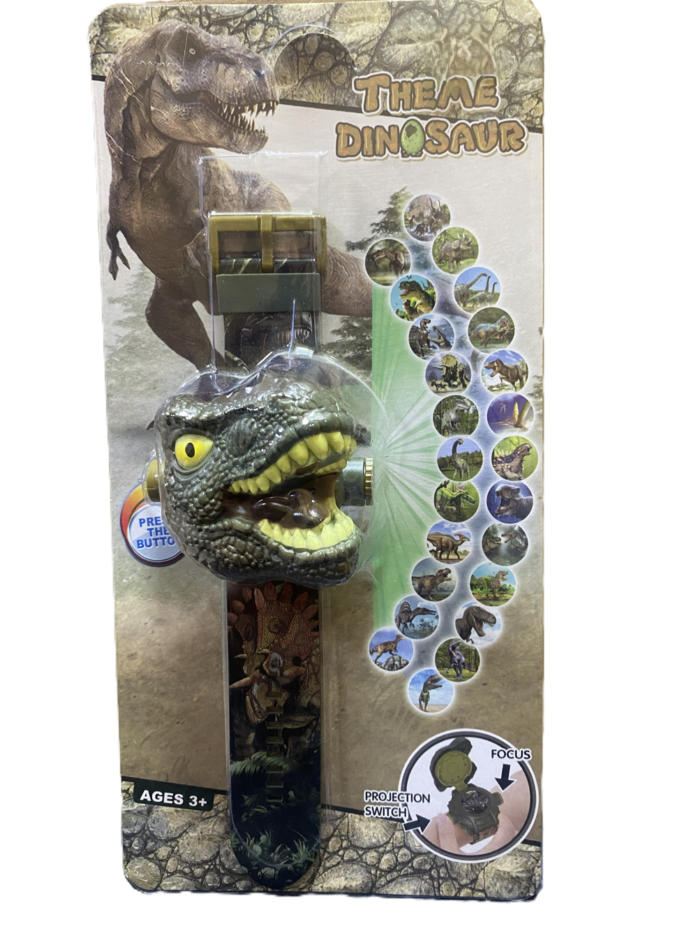 Часы-проектор "Динозавр"