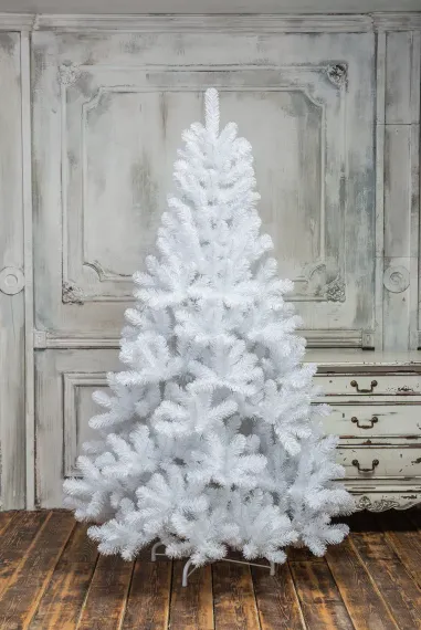 Искусственная елка Радужная белоснежная 150 см., мягкая хвоя, ЕлкиТорг (17150)