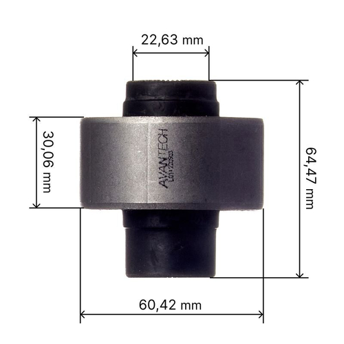 Сайлентблок переднего нижнего рычага, задний Avantech ASB0123