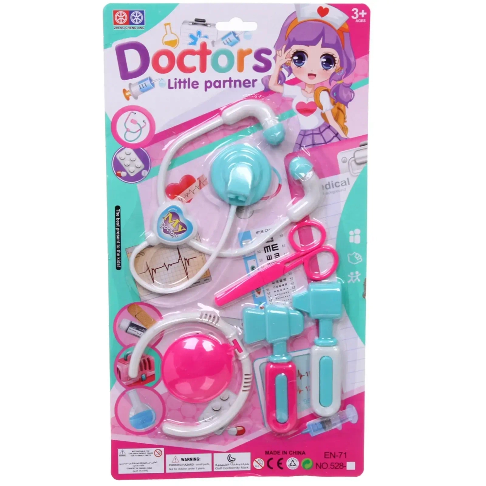 Набор доктора «Лечимся вместе!», 5 предметов, 21*3*38 см, в ассортименте