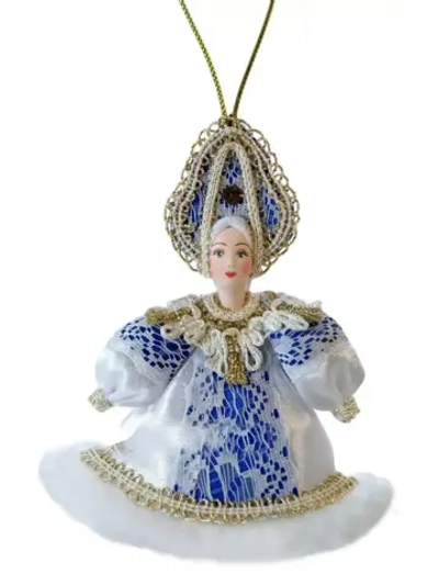 Кукла елочная игрушка Снегурочка