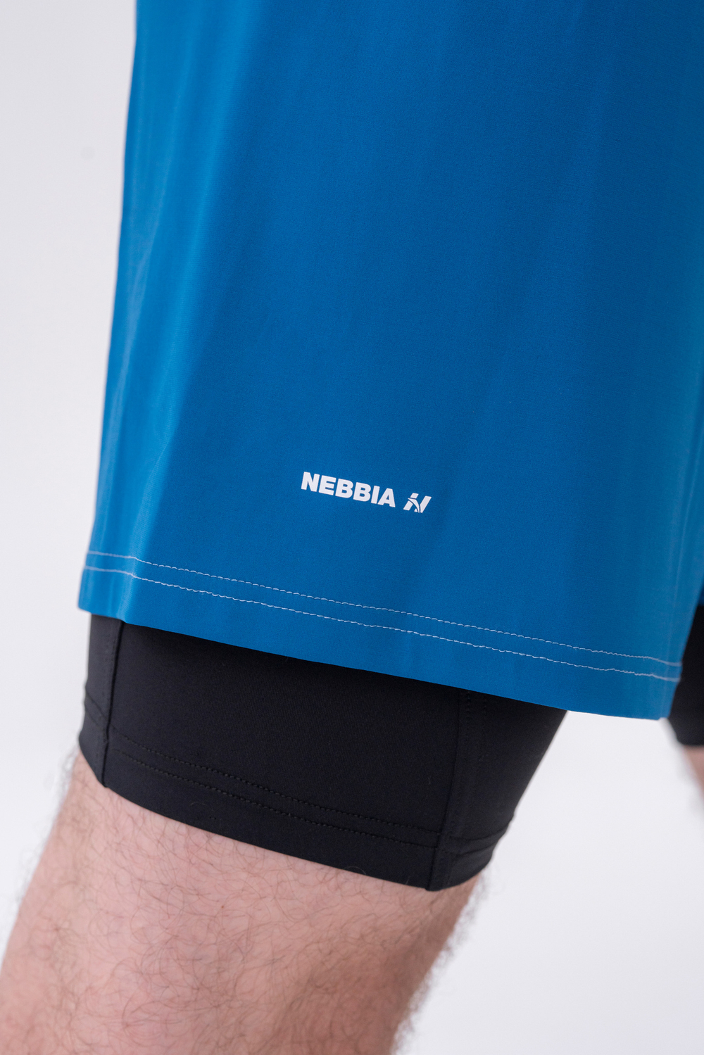 Шорты мужские Nebbia Double-Layer Shorts with Smart Pockets 318 Blue