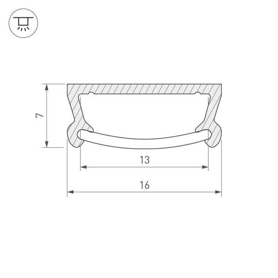 Профиль Arlight TM-2000 (CT) 016939