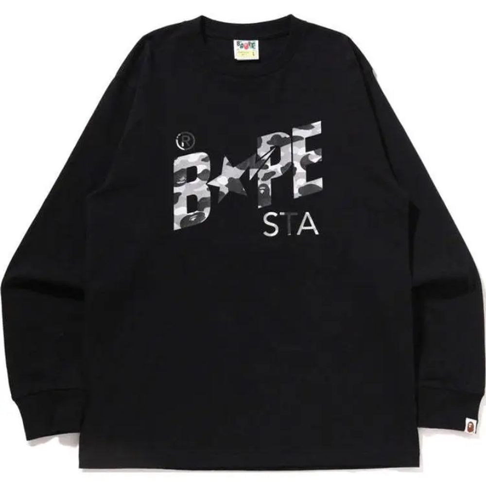 A Bathing Ape 1st Camo Sta L S Tee