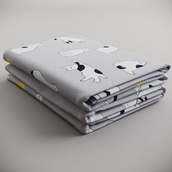 Пододеяльник поплин Сказка "Локи" 1,5-спальный на молнии 145x215 см