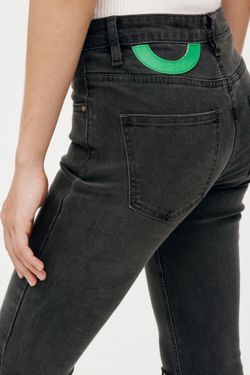 Джинсы скини (For sk8 girl), серые