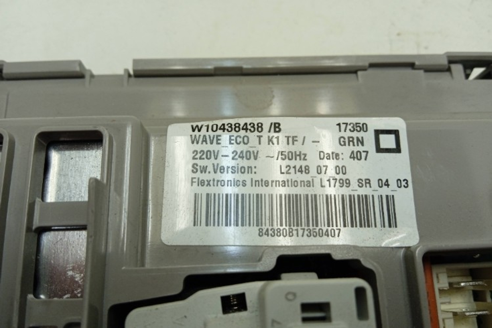 AWOC0714 кт138 Модуль электронный для стиральной машины Whirlpool W10438438 б/у