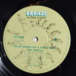 Винтажная виниловая пластинка LP Ken Hensley Proud Words On A Dusty Shelf (Japan 1973) (No Obi) YZ-11-BZ