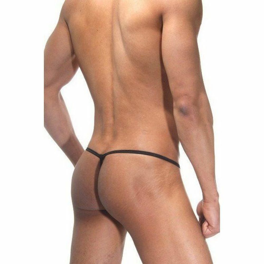 Мужские трусы стринги красные с молнией La Blinque LB15166