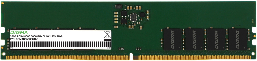 Модуль памяти DDR5 16GB Digma DGMAD56000016S