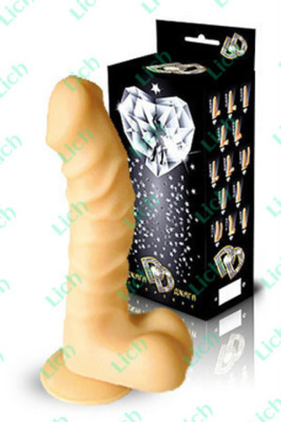 Фаллоимитатор реалистичный на присоске, 19 см.