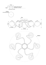 Люстра потолочная Moderli V11802-7C Circle