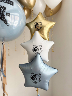 Воздушные шары для хоккеиста с доставкой по Хабаровску, спорт №5010