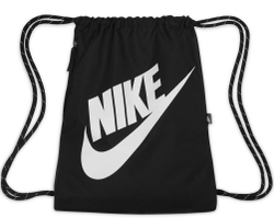 Теннисный рюкзак Nike Heritage Drawstring - black/black/white