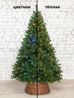 искусственная елка "Звездная" с встроенной гирляндой, с режимами