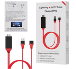 Кабель USB to HDTV cable 1m 1080p HD (красный)