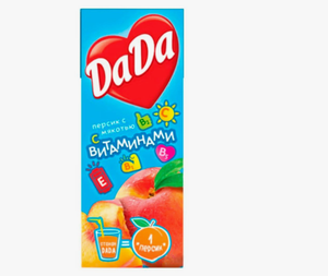 СОК DA DA ПЕРСИК 0.2Л