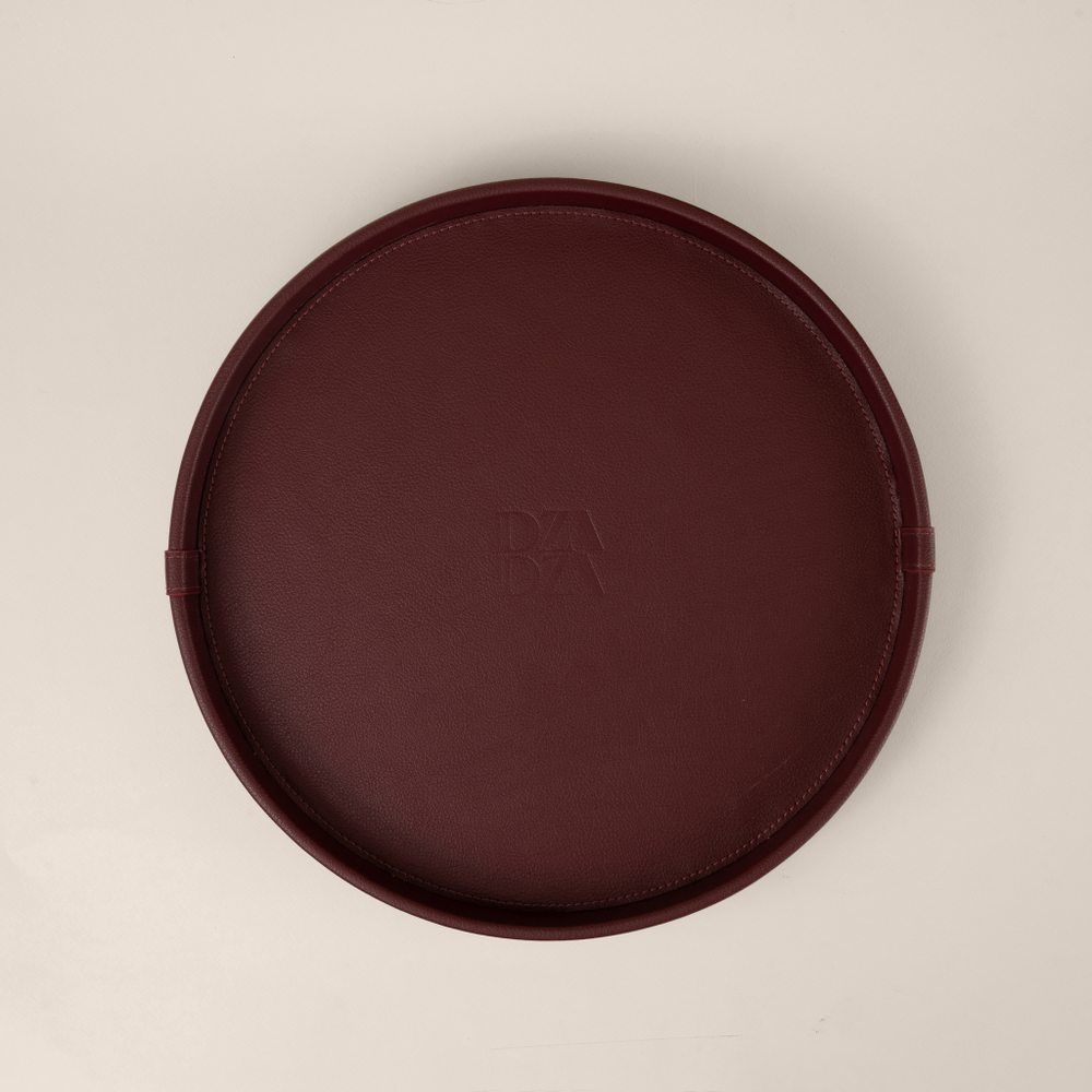 Поднос с логотипом DZADZA Бургундия