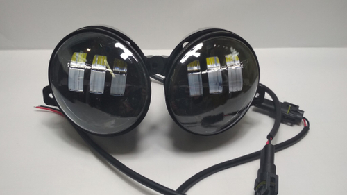 • ПТФ Z32 (белый), для Lada Largus, Kalina, Kalina II, Granta, Datsun, светодиодные противотуманные фары (2 шт. / комплект)