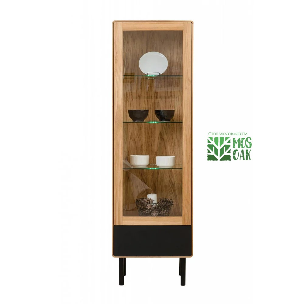 Витрина Киото 1.1С.1 L(R) из массива дуба