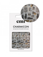 Charmicon 3D Silicone Stickers №195 Аrt is Life
