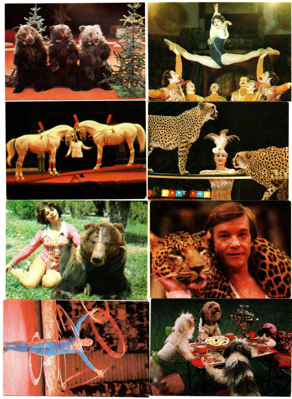 Календарики карманные 26 штук. Цирк 1983 - 1989 гг.