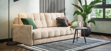 Диван BOSS 2.0 LOFT велюр Alkantara пепел
