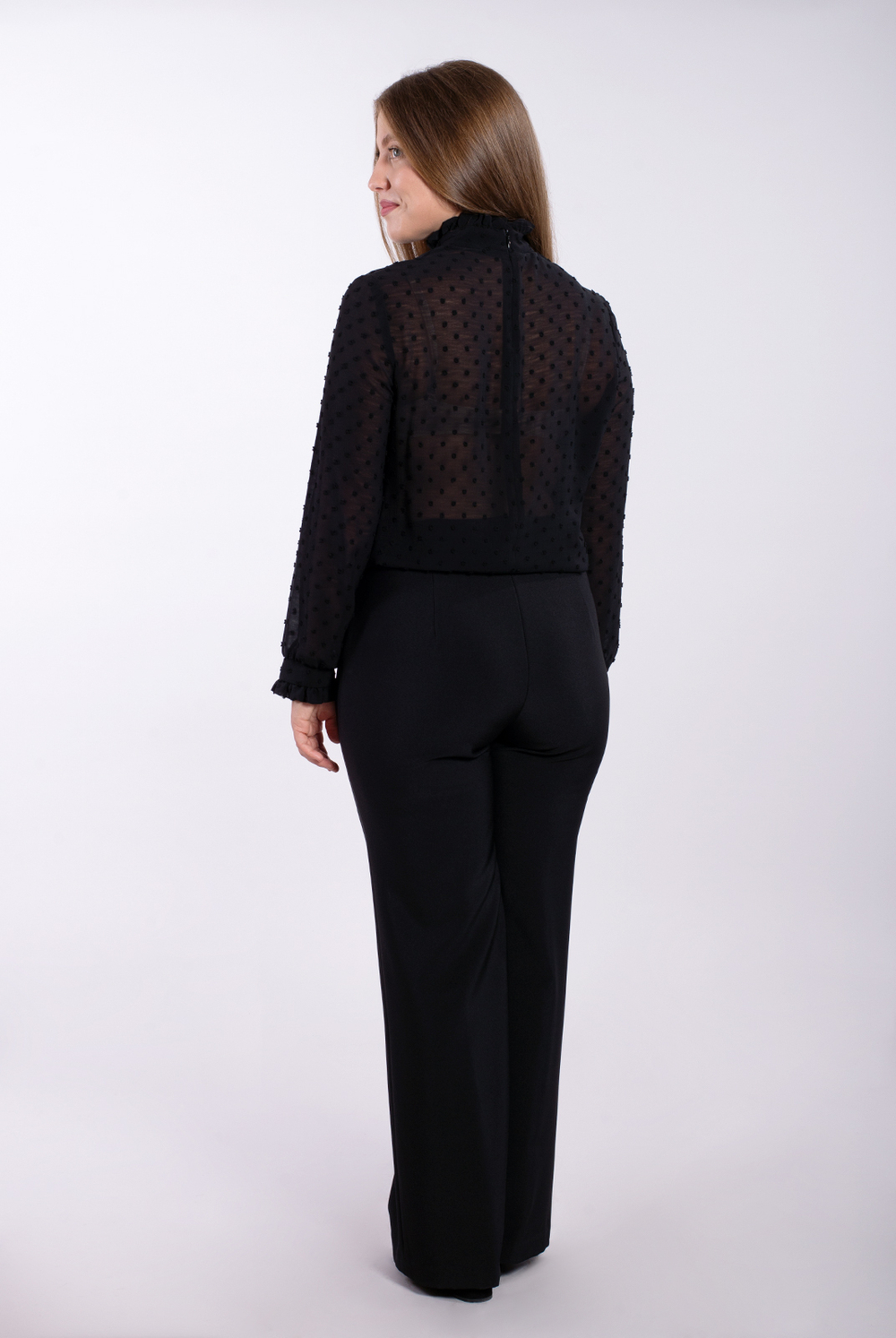 Блузка женская 2984ВЕА, горох #99Гб092984ВЕ