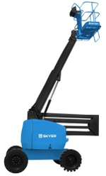 Передвижной телескопический подъемник SKYER EKP1623 самоходный коленчатый