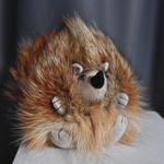 Ёжик Тофу (большой) мех лисы