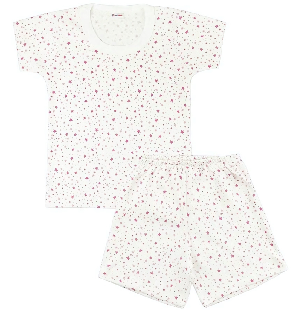 Пижама детская интерлок р.110-116 бел (Юлла) 5021200101