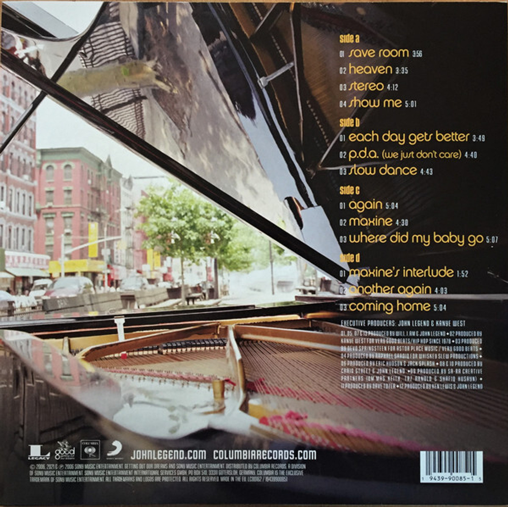 John Legend / Once Again (15th Anniversary Edition)(Coloured Vinyl)(2LP)