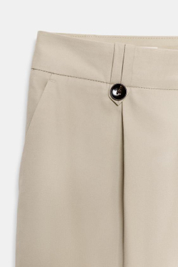 ZARA БРЮКИ ЧИНОС ПРЯМОГО КРОЯ, ПЕСОЧНЫЙ