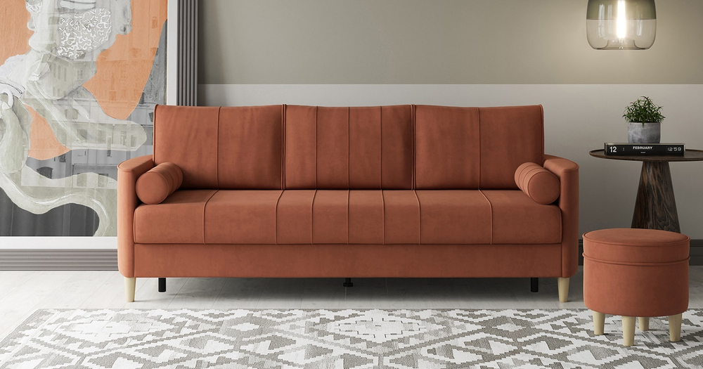 Диван кровать Лора, Красный