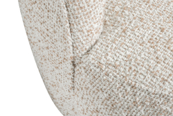 Кресло поворотное рогожка 73х75х75см Garda Decor бежевое