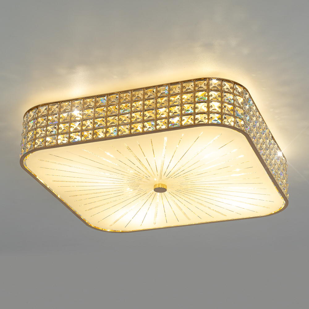 Citilux Портал CL324282 Люстра хрустальная Золото